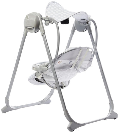 Chicco Polly Swing Up Elektronische Babywippe von Geburt bis 9 Kg, Verstellbare Babyschaukel und Aut