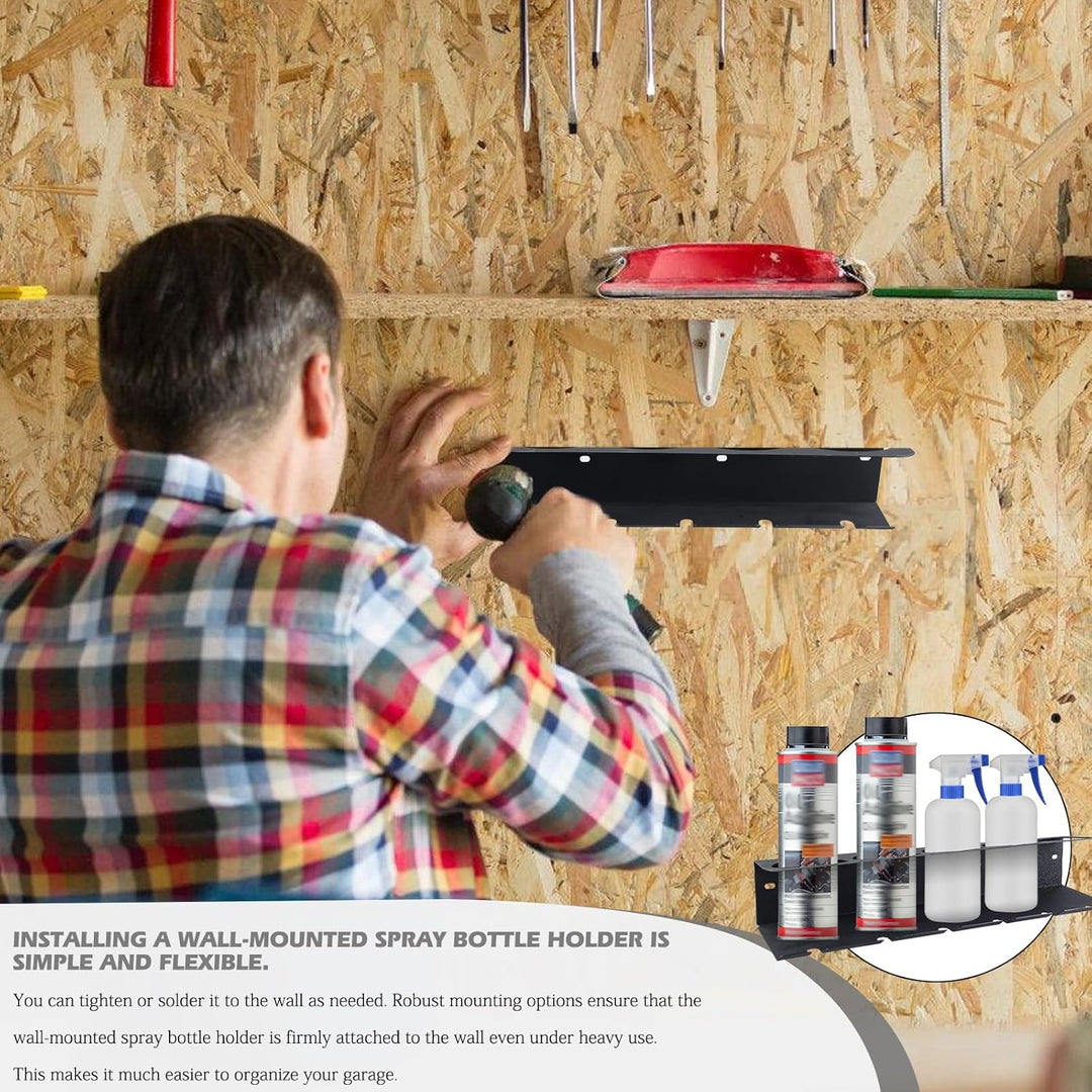 Wandmontierter Sprühflaschen Dosenhalter: Multifunktionaler Spraydosenhalter, Aerosol-Aufbewahrung U