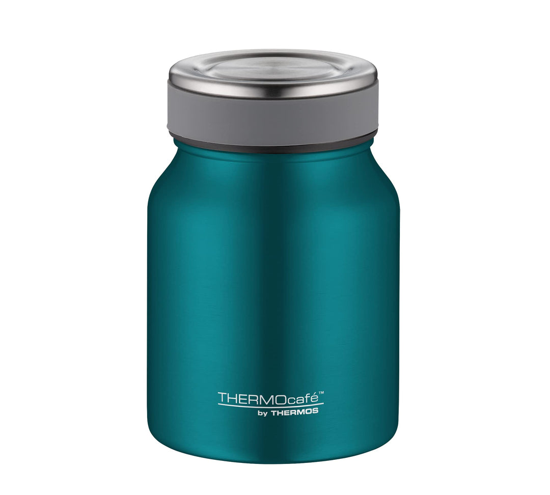 THERMOcafé by THERMOS TC FOOD JAR teal mat 0,50l, 9h heiss 14h kalt, Thermobehälter für Essen, doppe