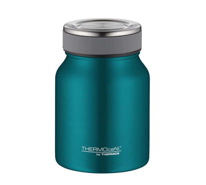 THERMOcafé by THERMOS TC FOOD JAR teal mat 0,50l, 9h heiss 14h kalt, Thermobehälter für Essen, doppe
