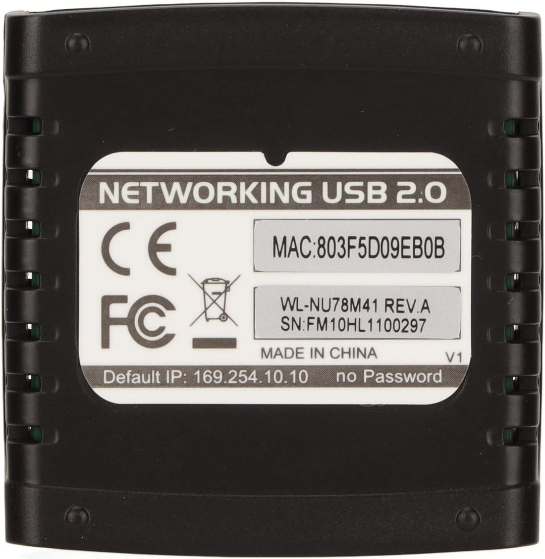 Zunate USB Druckserver, 10 Mbit/S 100 Mbit/S Standard RJ45 LAN Anschluss, USB Ethernet Erweiterungsa