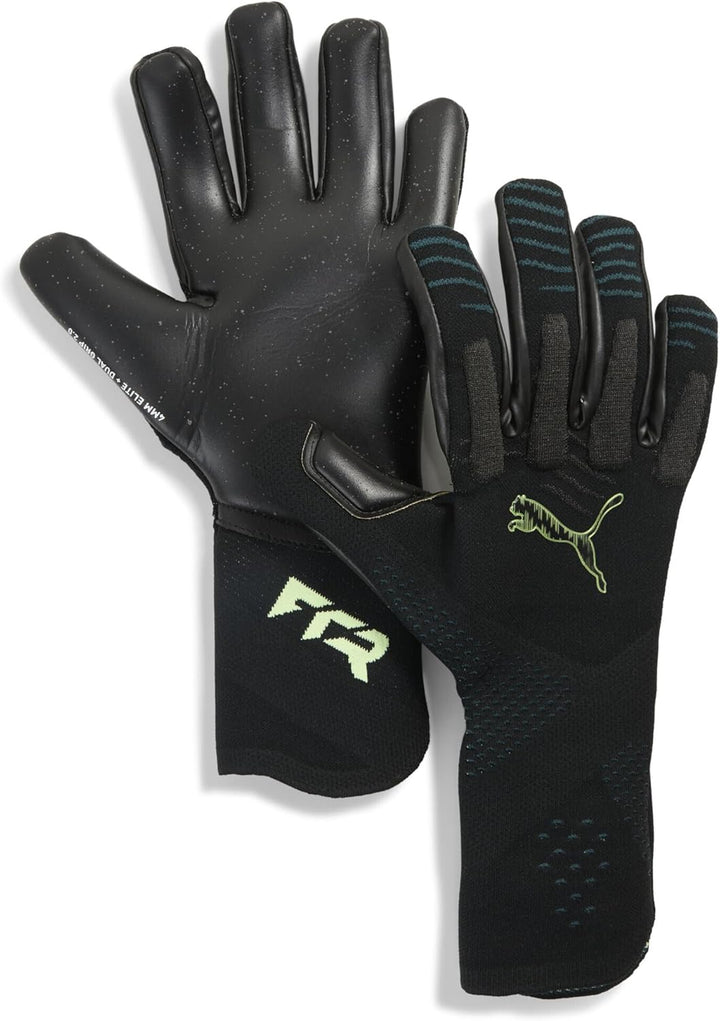PUMA Future Ultimate Nc Torwarthandschuhe 7 Black Green Terrain Fizzy Light Yellow, 7 Black Green Te