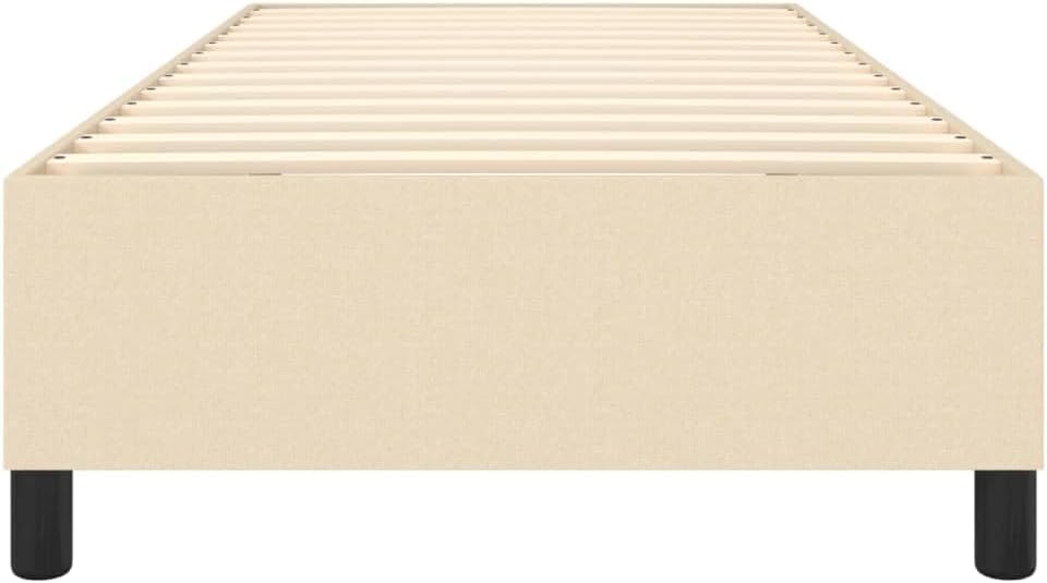 vidaXL Boxspringbett, Bettgestell mit Lattenrost, Bett Polsterbett mit Stützbeinen, Einzelbett Schla