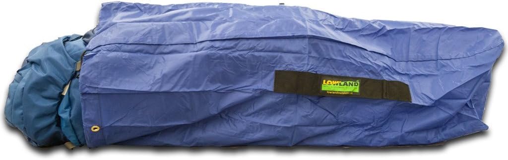 LOWLAND OUTDOOR® Transporthülle für Rucksäcke Blau, Blau