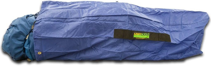 LOWLAND OUTDOOR® Transporthülle für Rucksäcke Blau, Blau