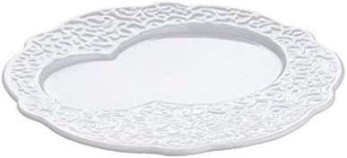 Alessi MW01/94 Dressed Frühstückteller 4 Stück aus Porzellan, Frühstück
