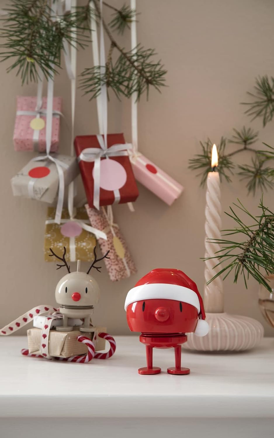 Hoptimist - Reindeer, Rentier - Small Bumble - Oak - Handmade - Höhe 9,5 cm, Durchm. 5 cm S Oak, S O