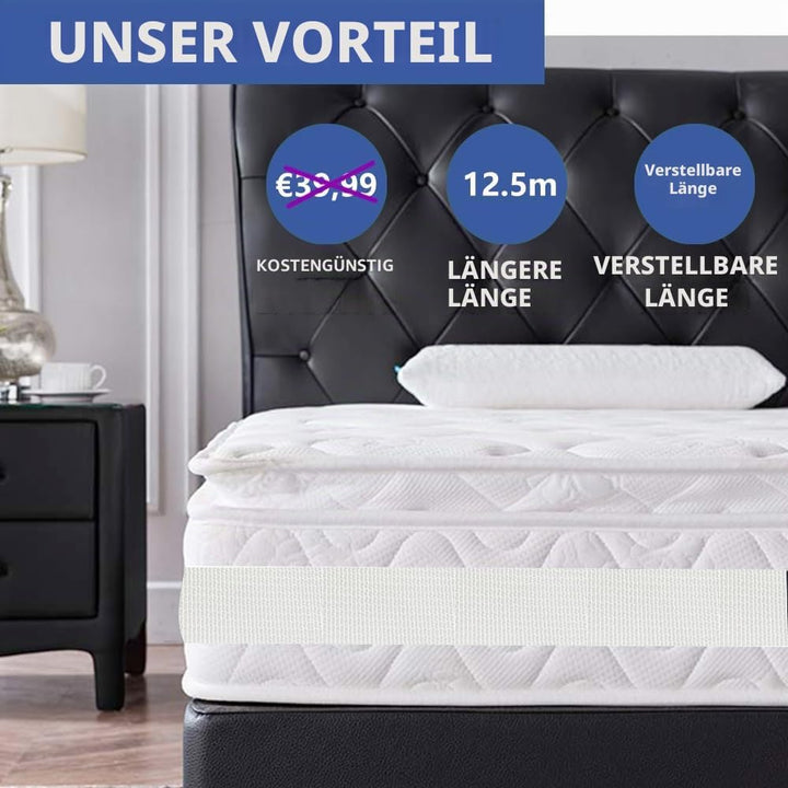 Matratzenhalter | Verbindet zwei Matratzen zu einer grossen LiegeFläche | variabel einstellbar | Mat