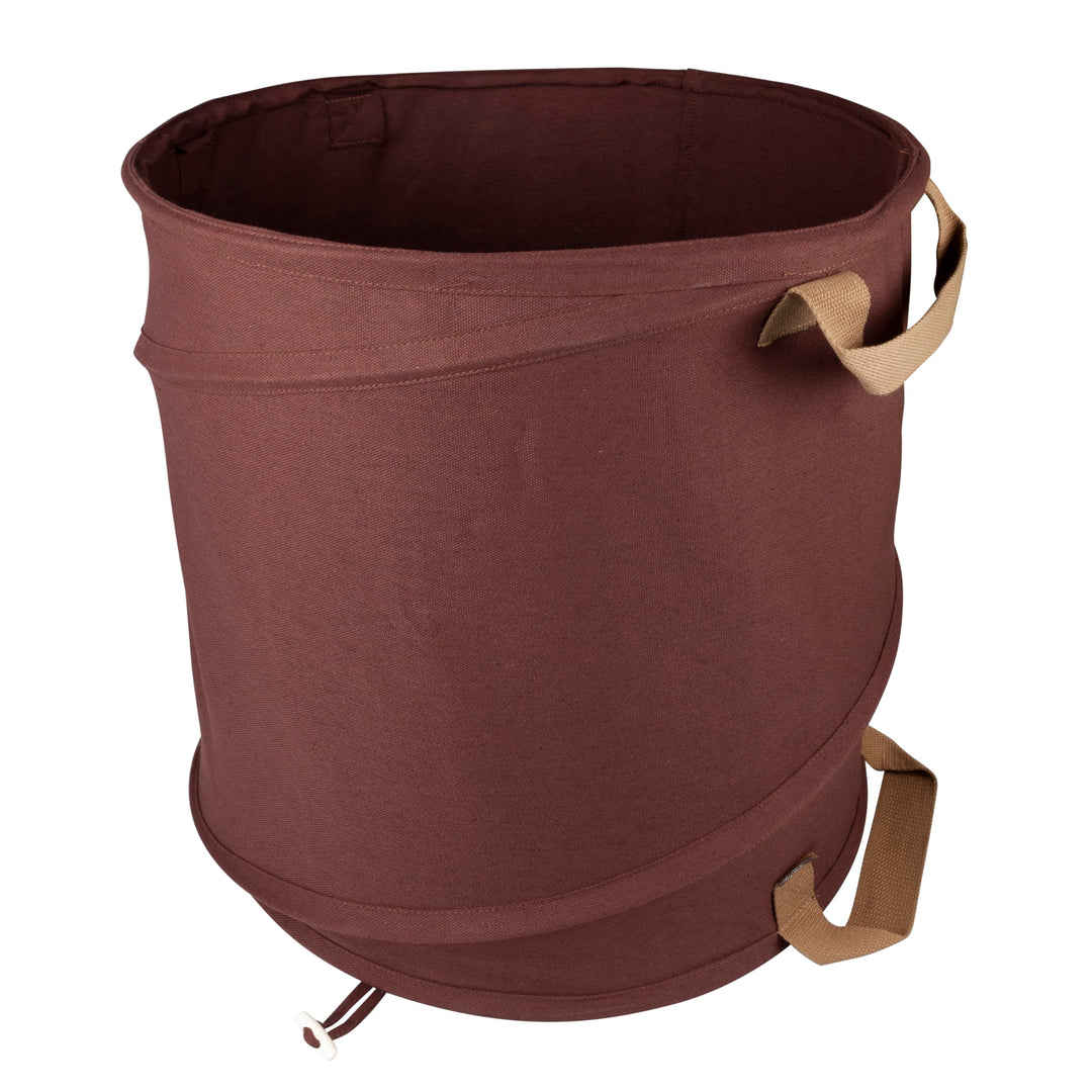 Windhager Gartenabfallsack Pop-Up CANVAS, Gartensack, Laubsack selbstaufstellend, Grünschnitt-Sack,