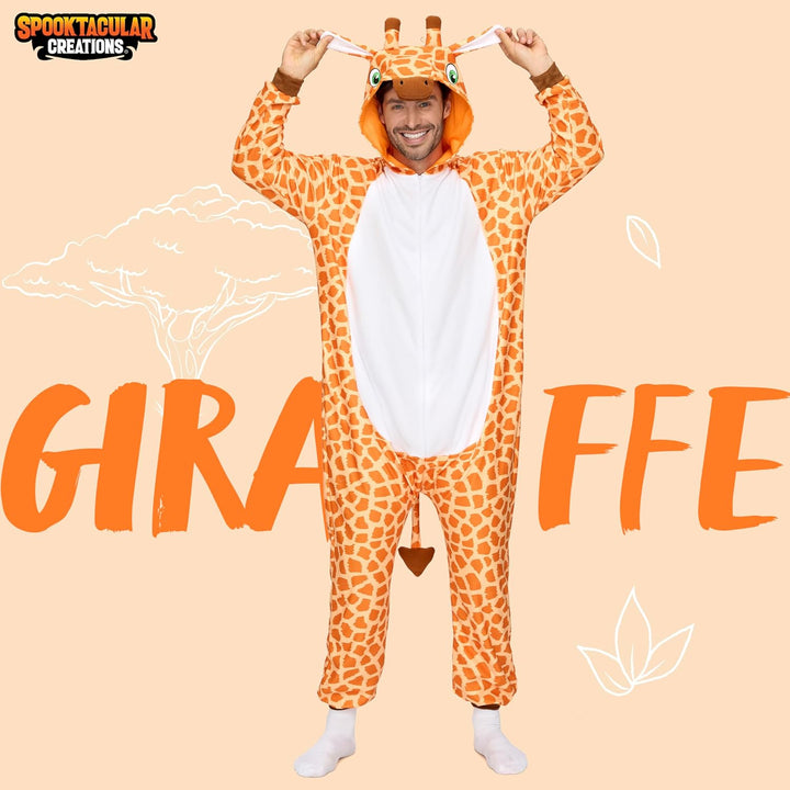 Spooktacular Creations Unisex Erwachsene Plüsch Pyjama Schlafanzug, Damen Herren Jumpsuit Jumpsuit G