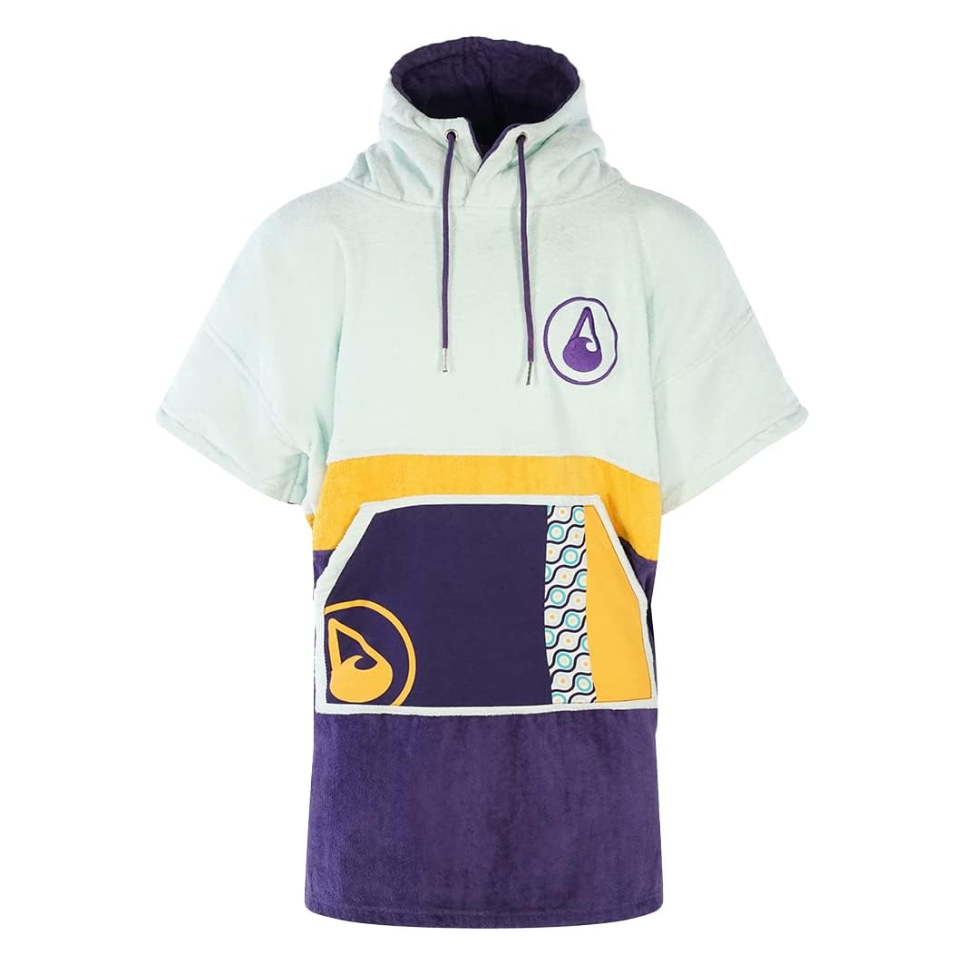 WAVE HAWAII Poncho Maneiro Surfponcho 100% Baumwolle für Körpergrössen von 145-175 cm Umkleidehilfe