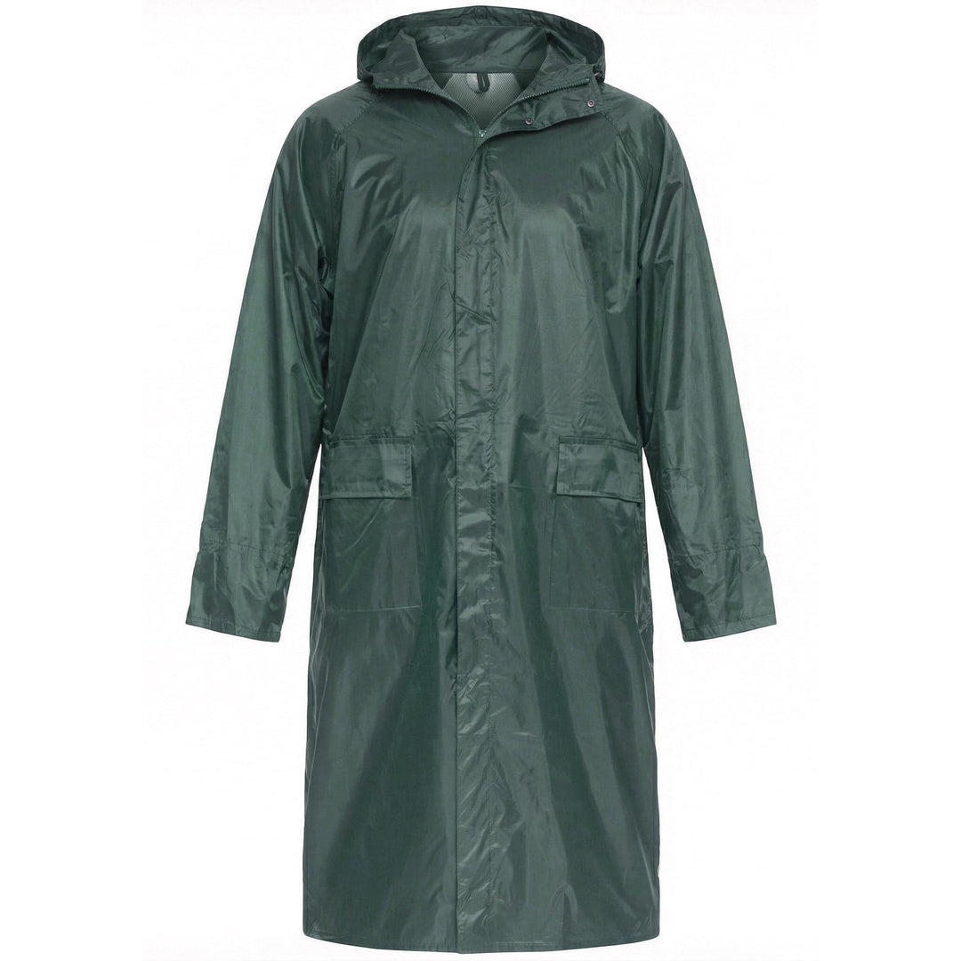 BWOLF POSEIDON Regenmantel Herren Regenmantel Wasserdichte Lange Regenjacke Outdoor Wiederverwendbar