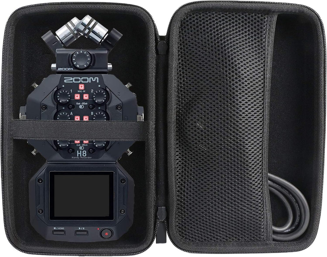 co2CREA Hart Reise Schutz Hülle Etui Tasche für Zoom H8 12-Track Aufnahmegerät Portable Handy Record
