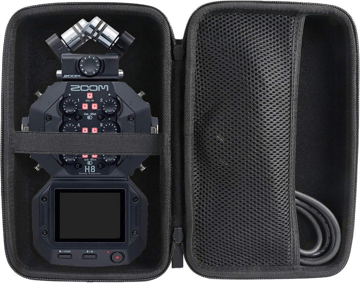 co2CREA Hart Reise Schutz Hülle Etui Tasche für Zoom H8 12-Track Aufnahmegerät Portable Handy Record