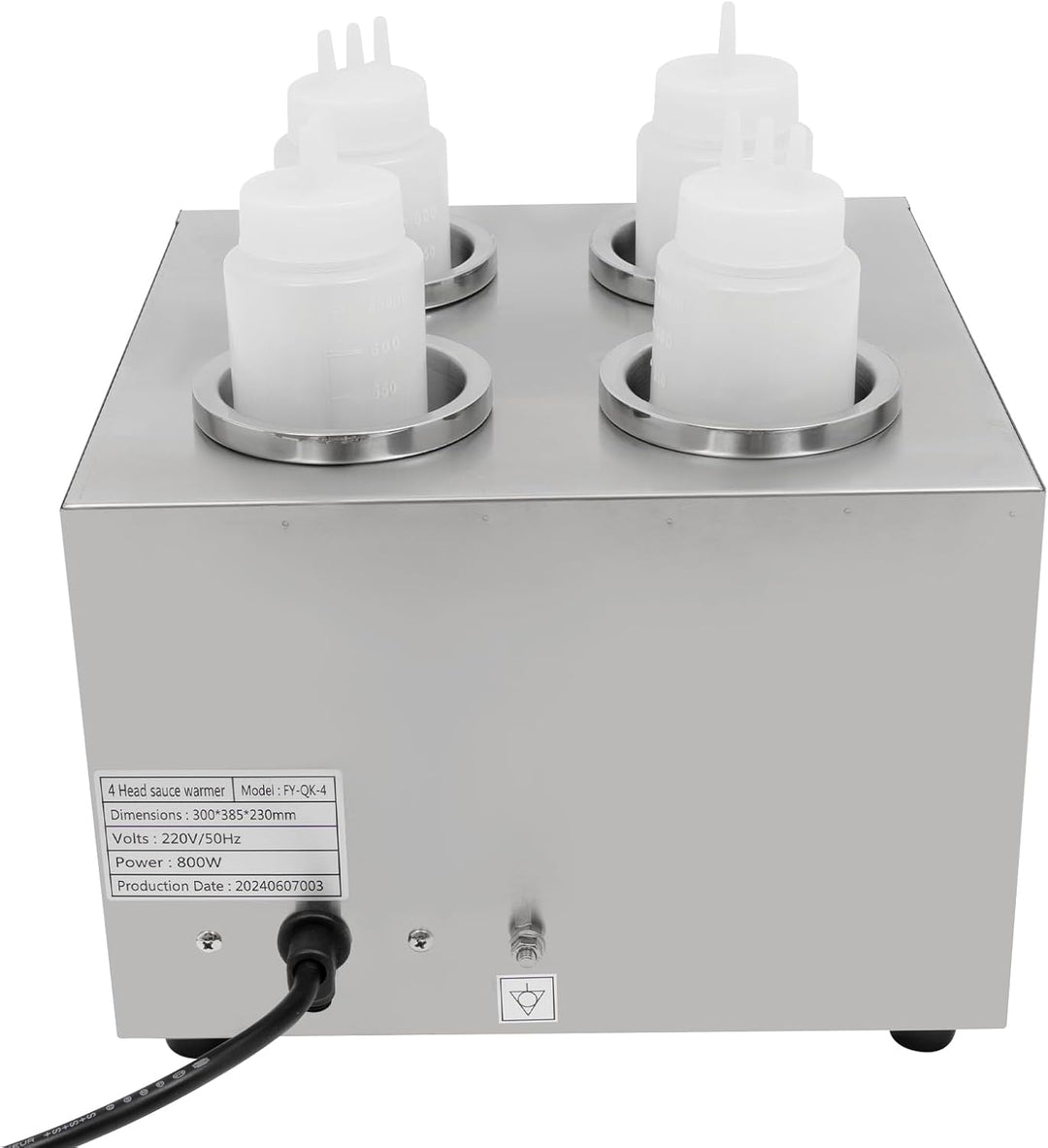 Sossenwärmer,Sossenwärmemaschine aus Edelstahl,Sossenwärmemaschine mit Druckflasche,Temperatur Einst