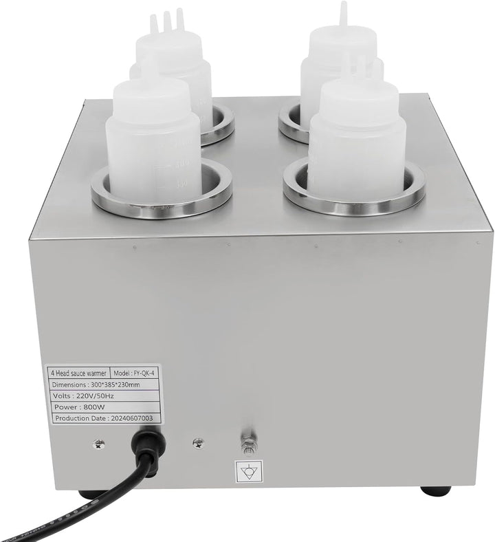 Sossenwärmer,Sossenwärmemaschine aus Edelstahl,Sossenwärmemaschine mit Druckflasche,Temperatur Einst