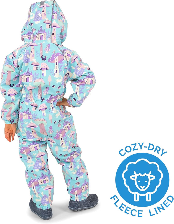 Jan & Jul Baby Toddler Puddle-Dry Rain-Suit, Waterproof and Breathable Cozy-Dry: Enchanted 3 Jahre,