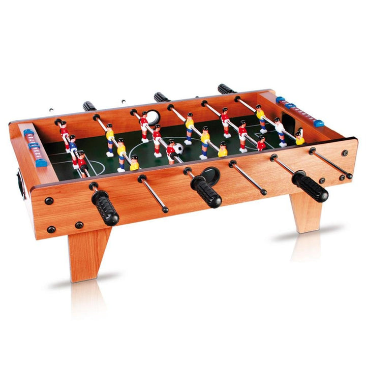 Out of the blue 63/2998 Football Holz-Tischfussballspiel mit Füssen, Kicker, Mehrfarbig