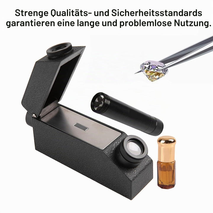 Edelstein Refraktometer, Schmuck RHG181 1.30 1.81 Professionelles Refraktometer, Tragbares elektroni