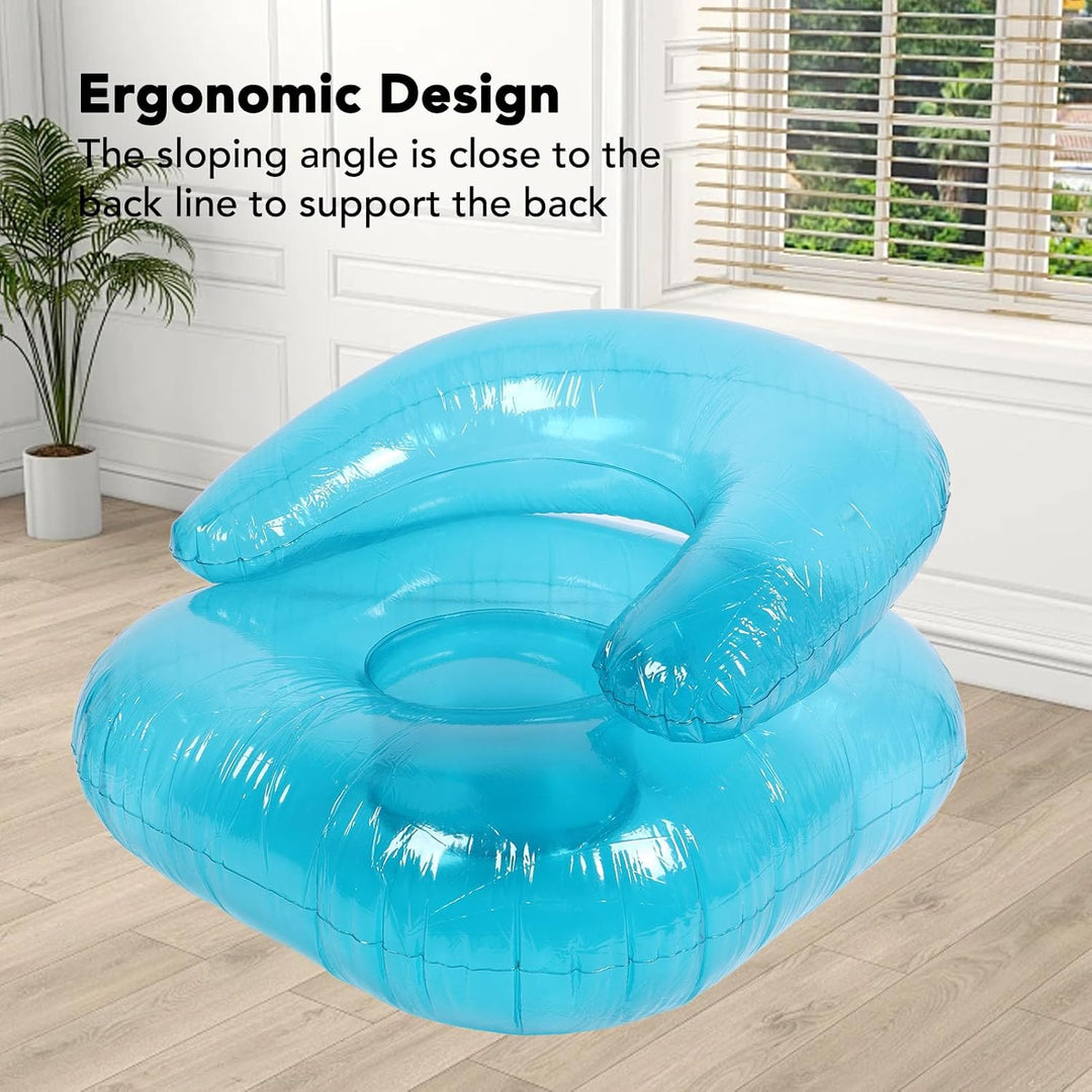Transparenter Ergonomischer Blow -up -Stuhl, Verbesserung des Wohnraums Einzigartiger Aufblasbarer S