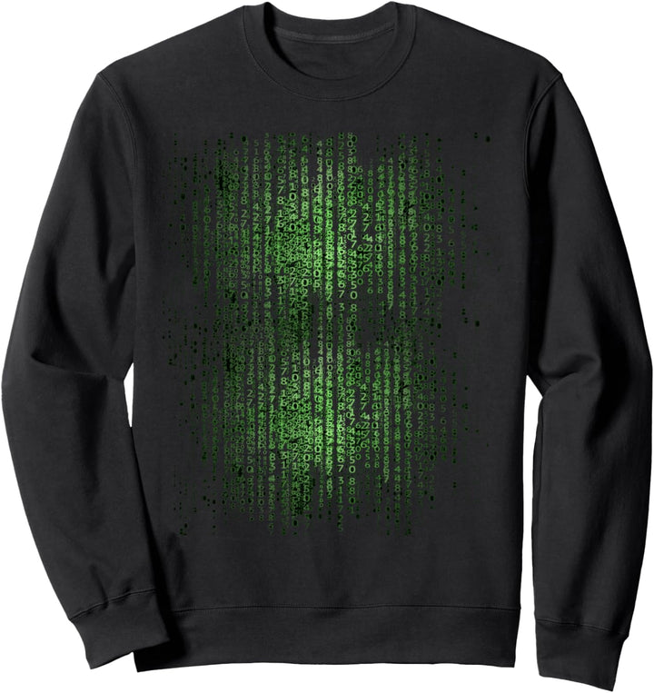 Blockchain Matrix IT Geek Programmierer Informatiker Gamer Sweatshirt