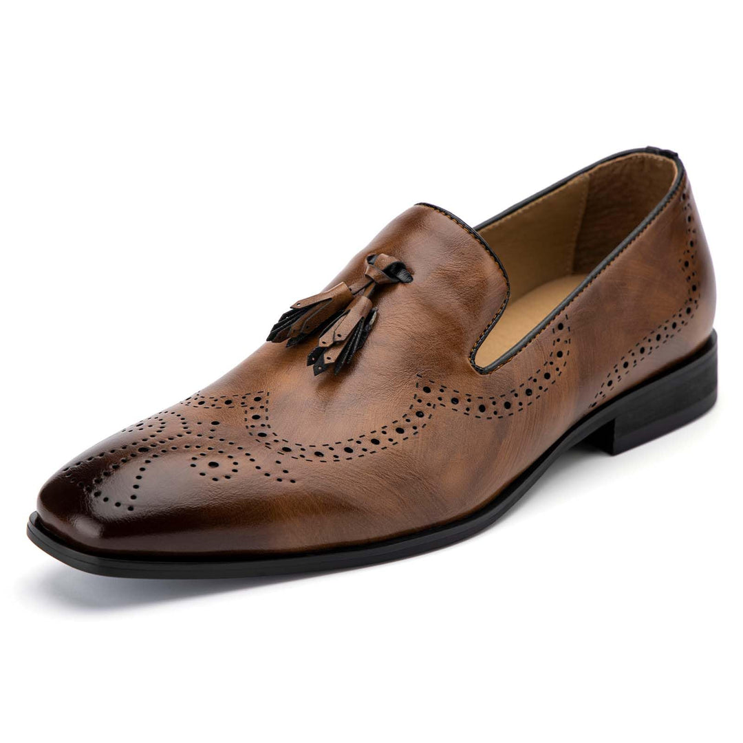 MEIJIANA Herren Mokassins Klassische Herren Anzug Schuhe Elegante Schuhe Leder Sommer Freizeitschuhe