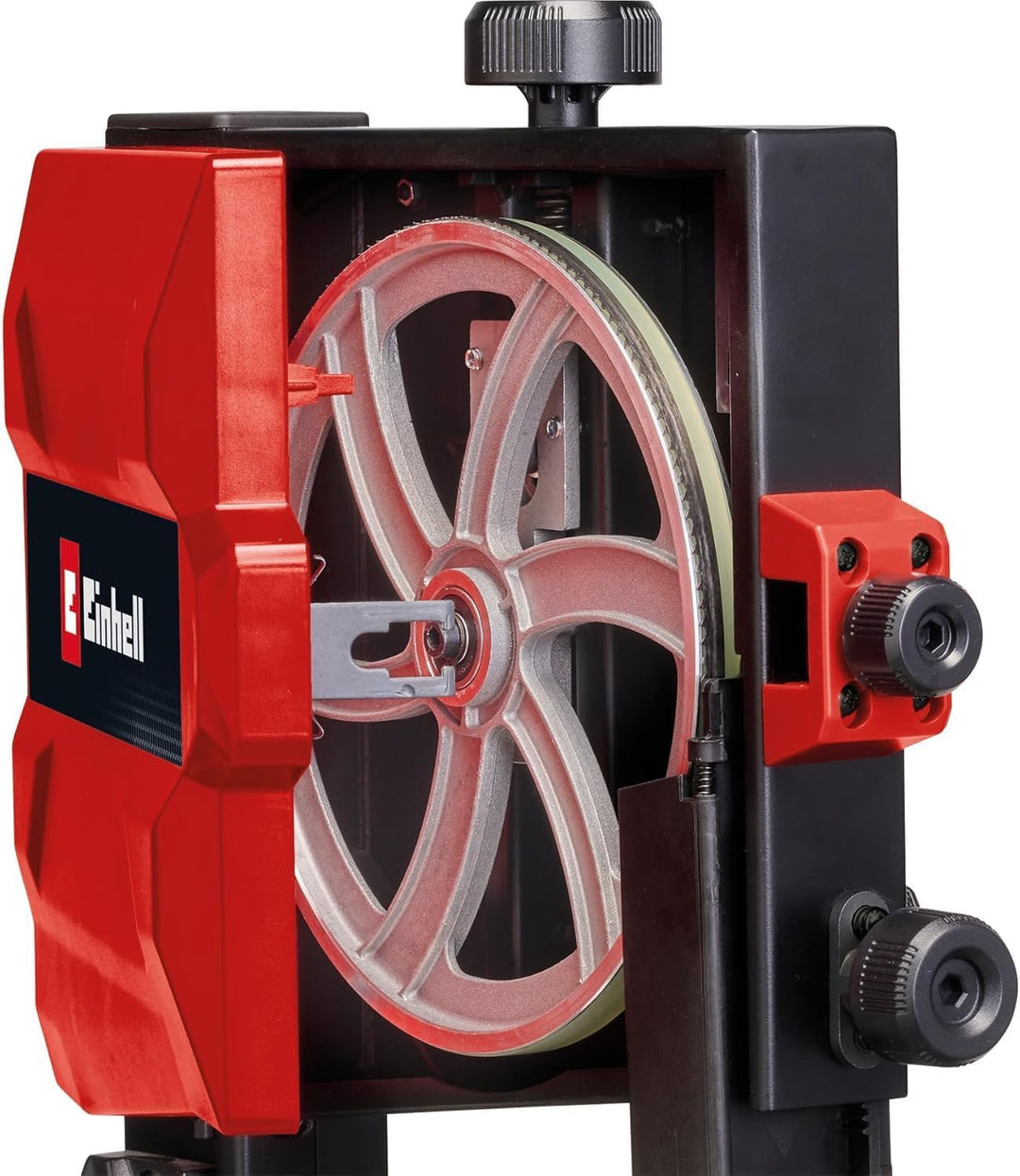 Einhell Bandsäge TC-SB 200/1 (werkzeugloser Sägeblattwechsel, Parallelanschlag, Höhenverstellung, ku