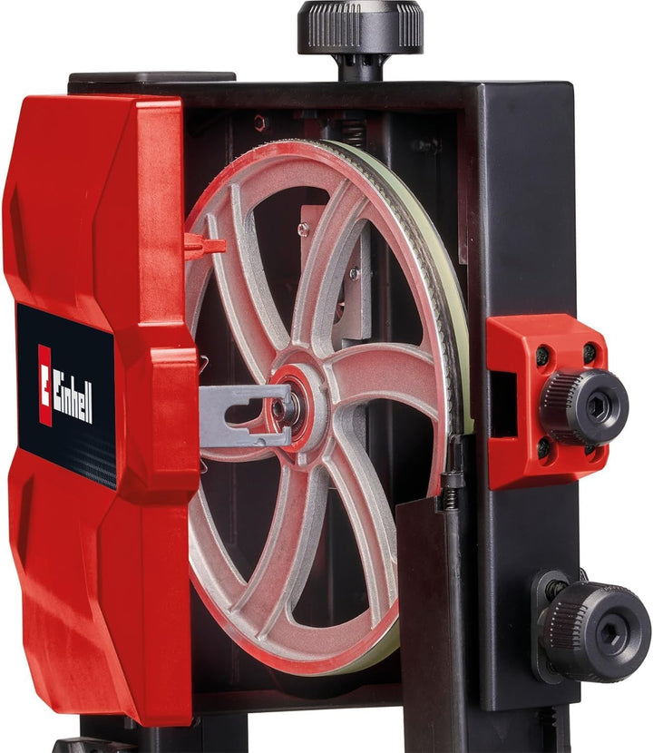 Einhell Bandsäge TC-SB 200/1 (werkzeugloser Sägeblattwechsel, Parallelanschlag, Höhenverstellung, ku