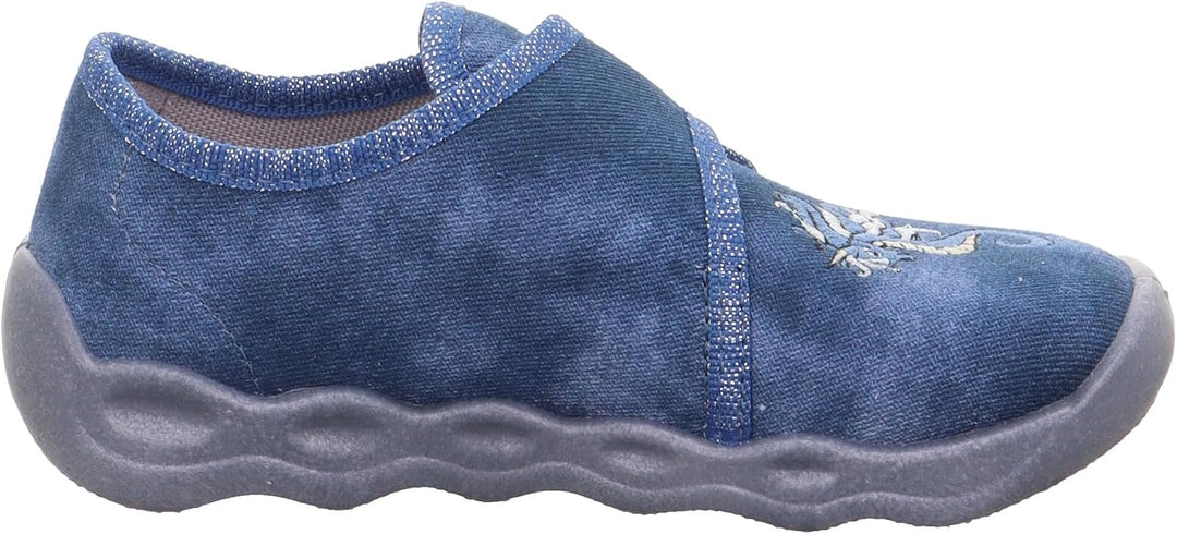 Superfit BUBBLE Hausschuhe 1-006270 Mädchen 23 EU Blau 8030, 23 EU Blau 8030