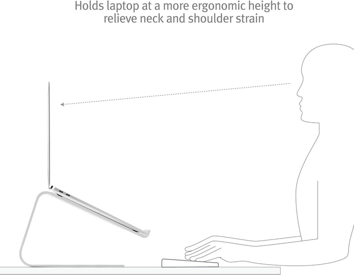 Twelve South Curve SE für MacBooks und Laptops | Aluminium Ergonomischer Desktop-Kühlständer für Zuh