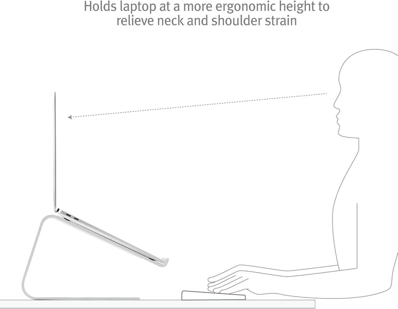 Twelve South Curve Laptopständer für MacBook und Notebooks Ergonomischer, belüfteter Notebook Stand