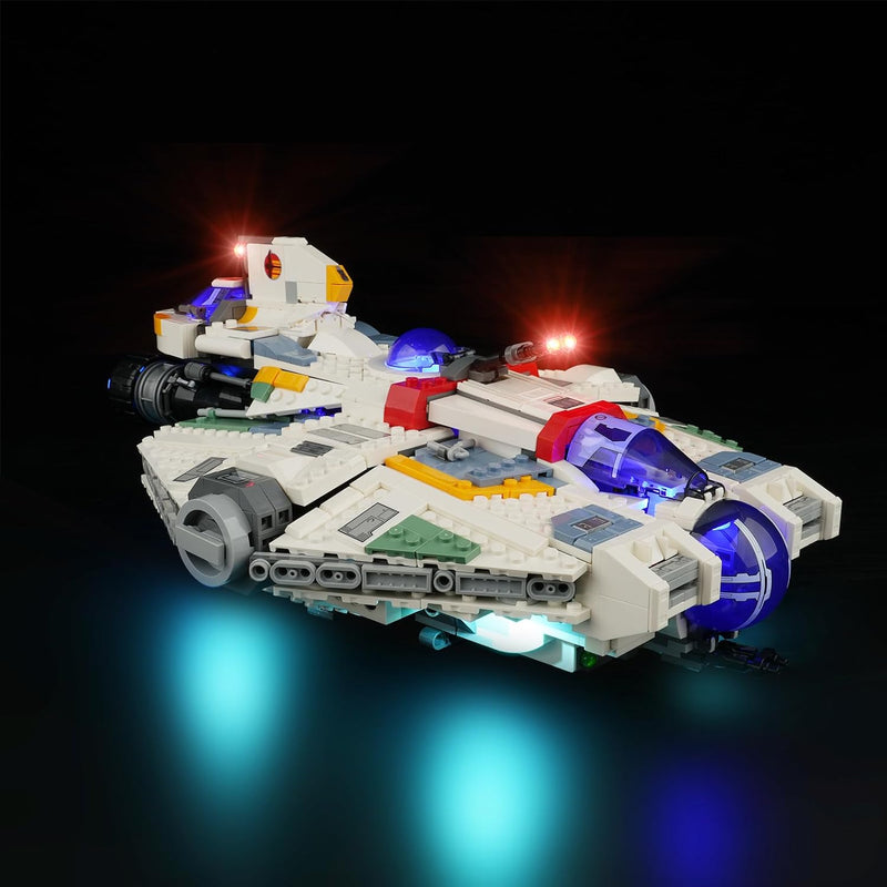 cooldac Led Licht Kit für Lego 75357 Star Wars Ghost & Phantom II Set(Nur Beleuchtung, Kein Lego), K