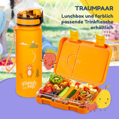 schmatzfatz Junior Brotdose für Kinder | BPA-freie Lunchbox für Kinder | Bento Box Kinder | Brotbox