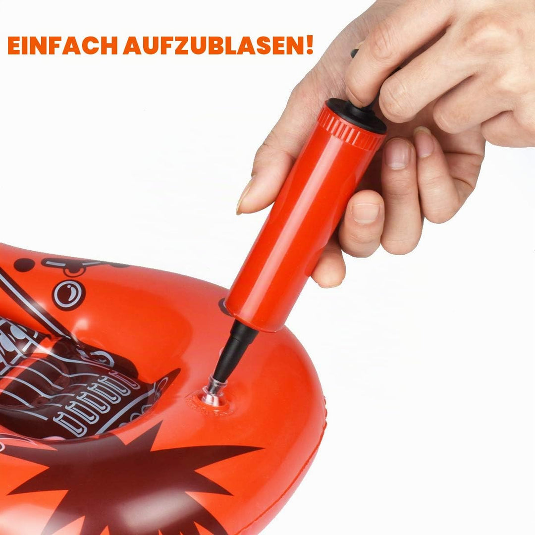 Aufblasbare Instrumente Set 22 Stücke, Aufblasbare Gitarre für Kinder, Musikinstrumente Zubehör Aufb