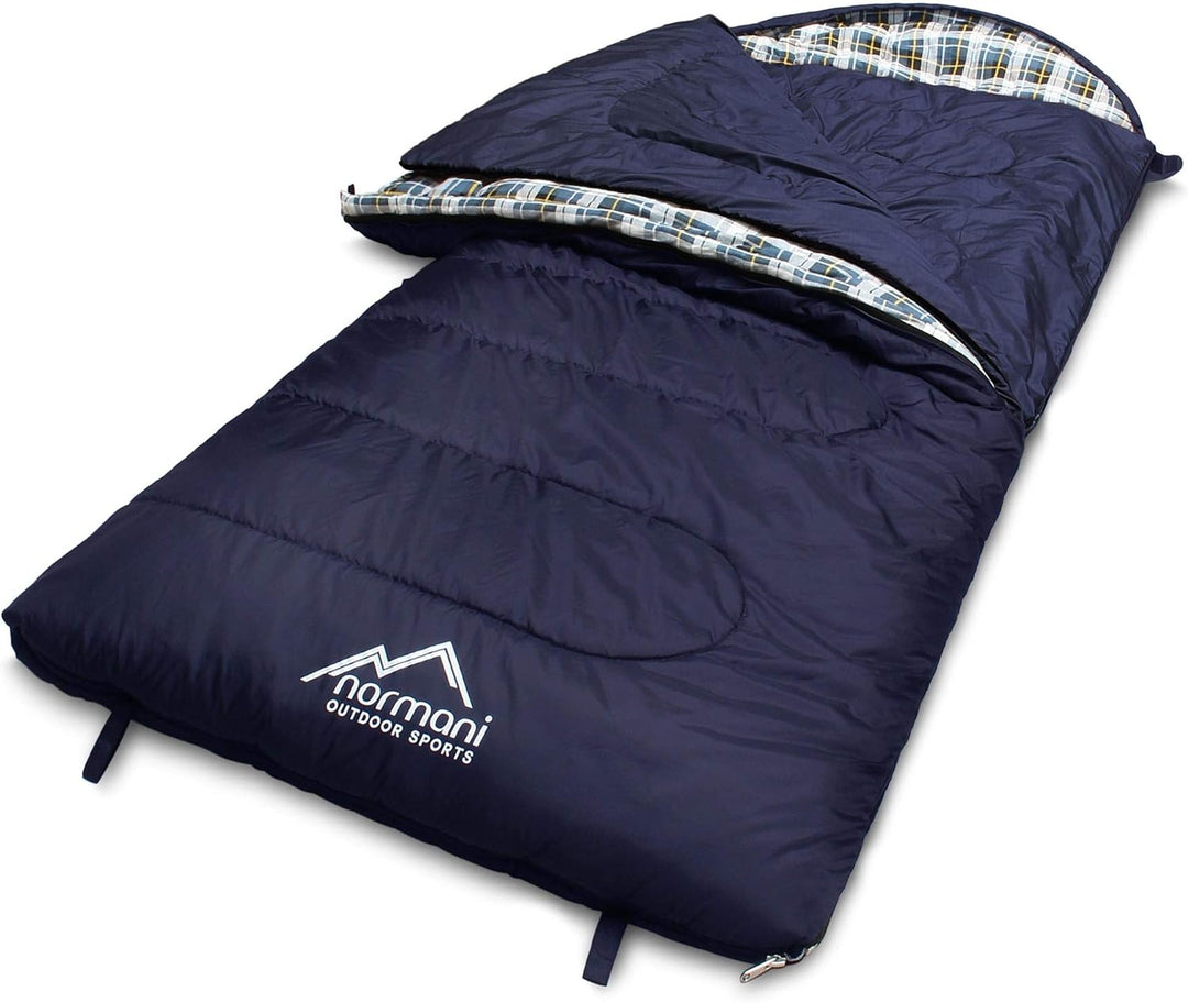 4-in-1-Funktion Extrem Outdoor Schlafsack 'Antarctica' aus Nylon Rip-Stop mit 500 + 250 g/m² Hollow