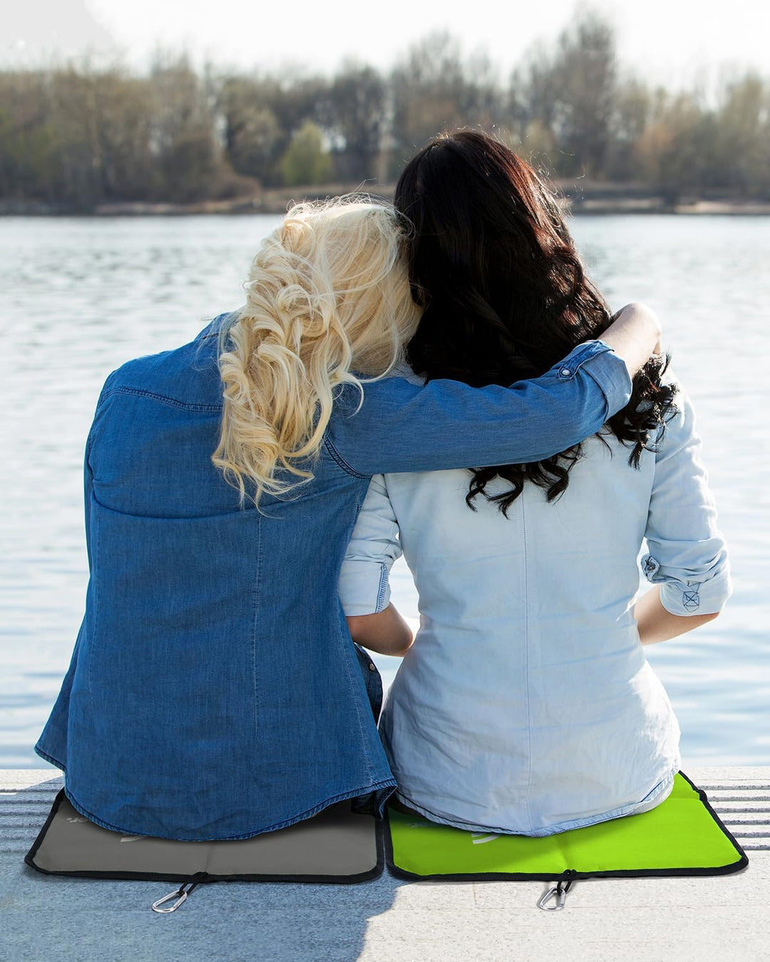 Sportneer Sitzkissen Outdoor, Sitzunterlage Outdoor Wasserdicht Oxford-Stoff Thermo Sitzkissen Faltb