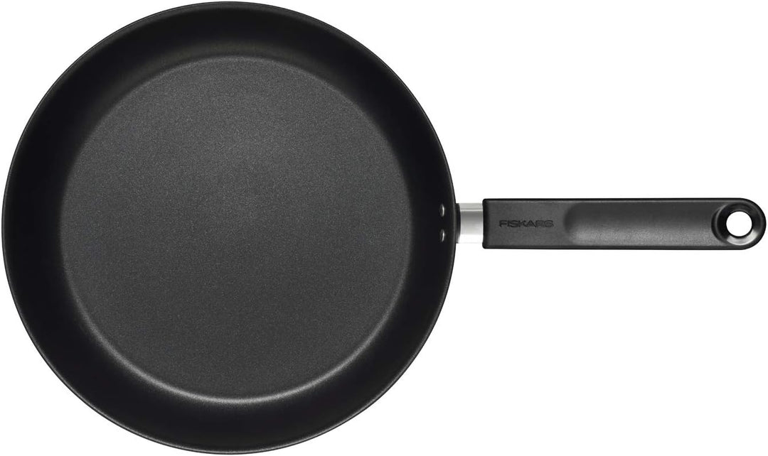 Fiskars Bratpfanne, Ø 28 cm, Für alle Kochfelder geeignet, Aluminium, Functional Form, Schwarz, 1026