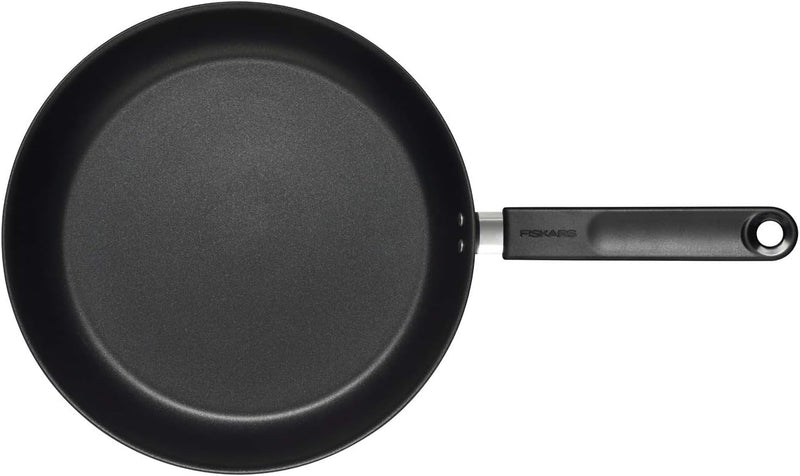 Fiskars Bratpfanne, Ø 28 cm, Für alle Kochfelder geeignet, Aluminium, Functional Form, Schwarz, 1026