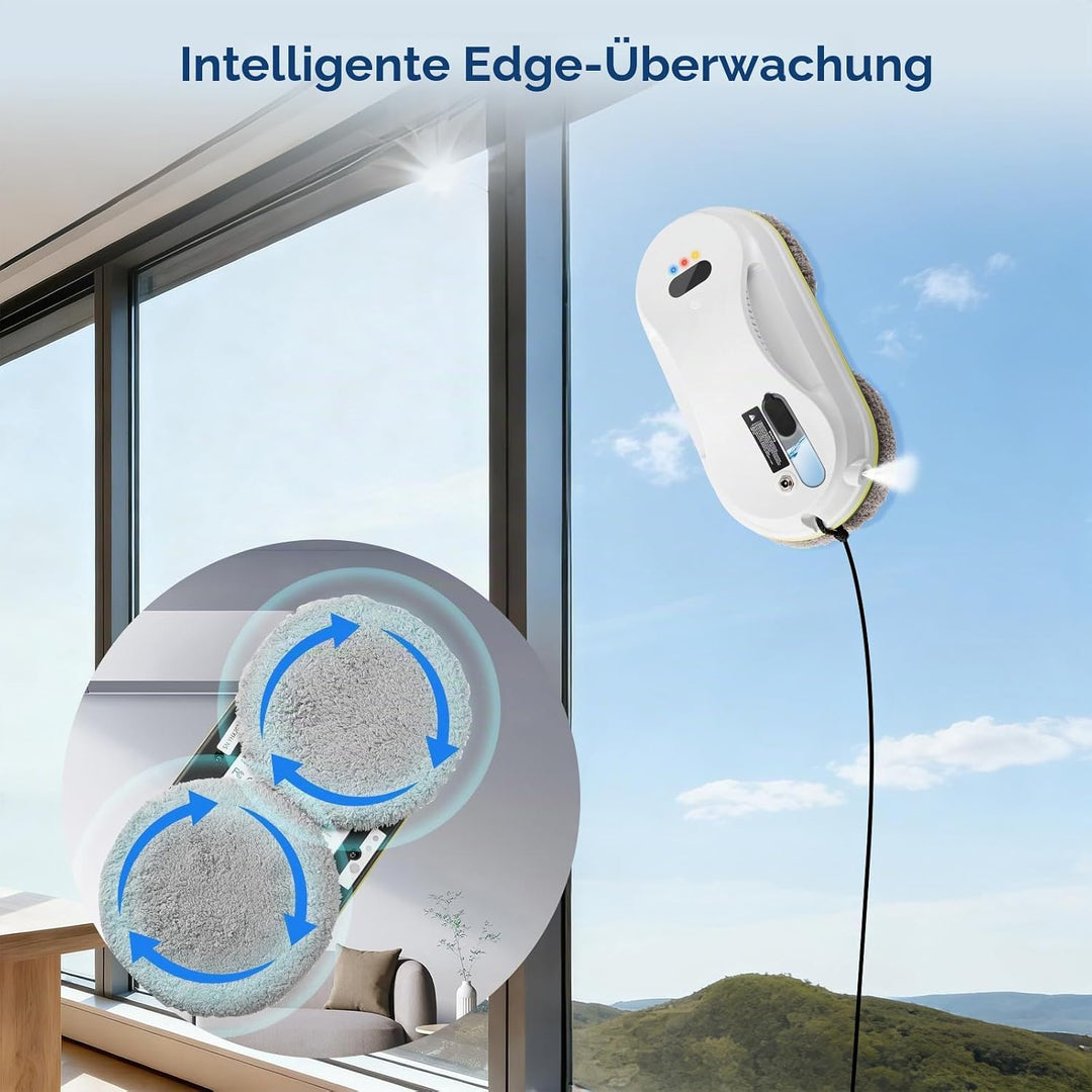 Fensterputzroboter Automatischer Fensterreinigungsroboter Fensterroboter Mit Wasserstrahl,Automatisc