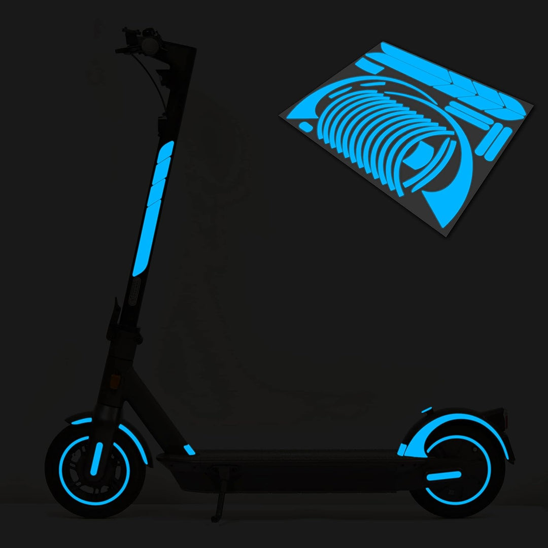 Aufkleber-Set/Sticker Set - 25-teilig auf 34x22cm Bogen geeignet für Segway Ninebot Max g30d E-Scoot