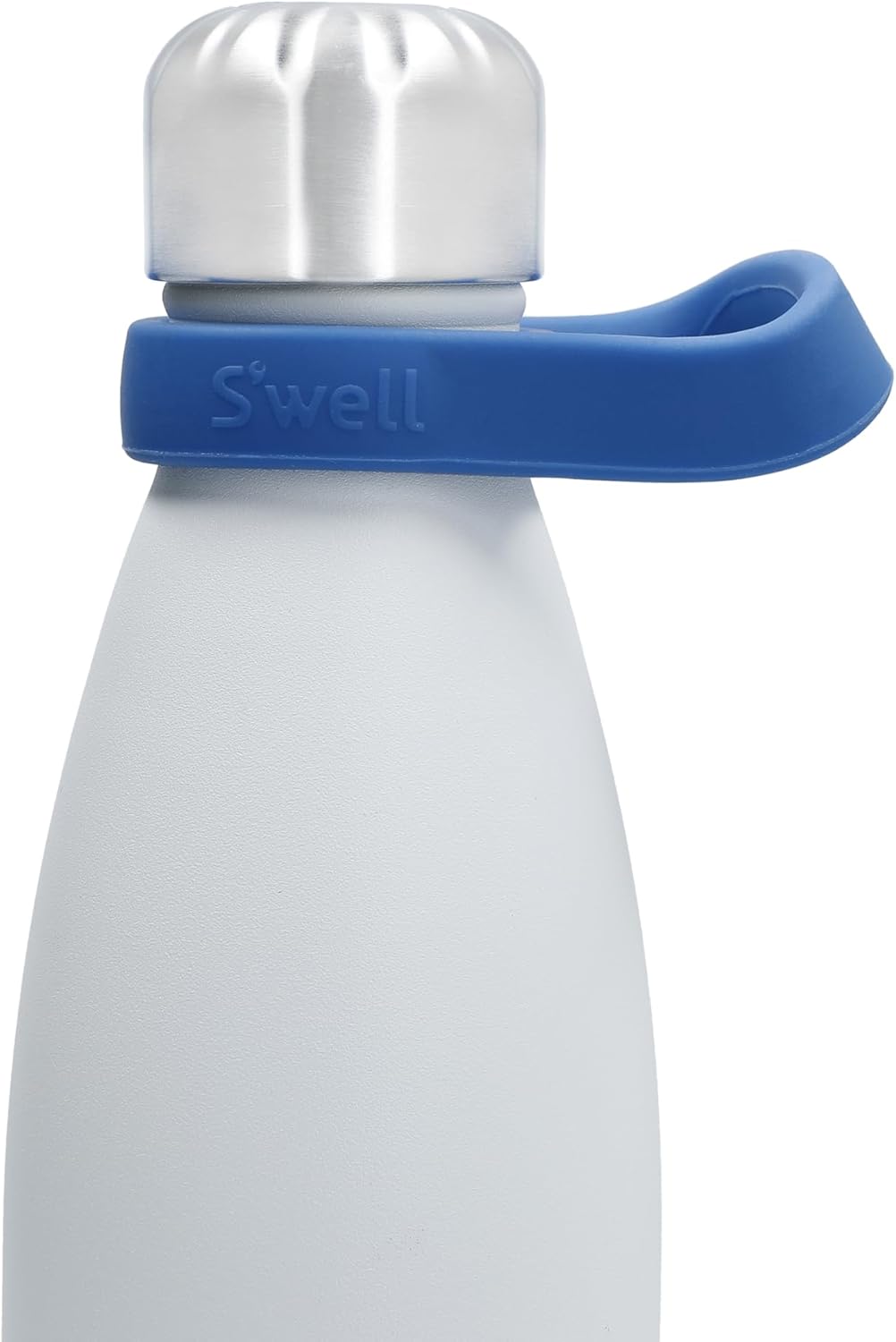 S'well Watter Griff blau für Flaschen mit 266 ml, 482 ml und 750 ml – bequemer Weg, um zu transporti