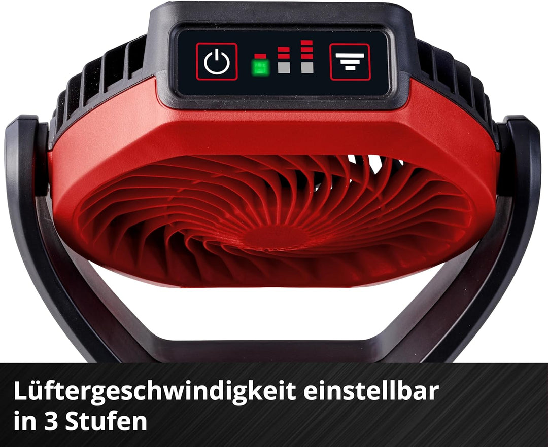 Einhell Akku-Ventilator GC-CF 18/110 Li-Solo Power X-Change (18 V, Brushless, 3 Geschwindigkeitsstuf