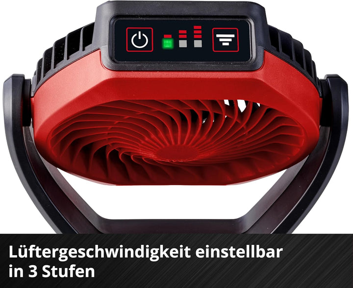 Einhell Akku-Ventilator GC-CF 18/110 Li-Solo Power X-Change (18 V, Brushless, 3 Geschwindigkeitsstuf