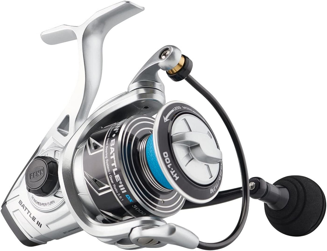 Penn BTLIII6000DX Battle III DX, 6000, Spinning Angelrolle, Frontbremse, 1538017