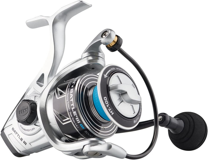 Penn BTLIII6000DX Battle III DX, 6000, Spinning Angelrolle, Frontbremse, 1538017