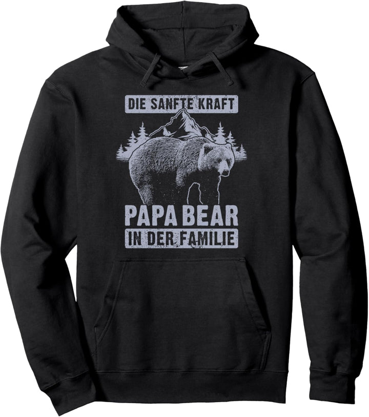 Papa Bear, Spruch für Papa, Vatertag, Bär Pullover Hoodie