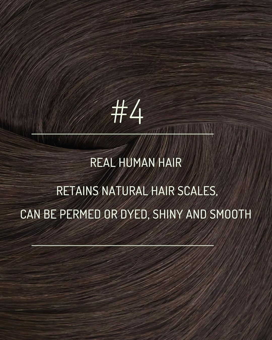 RUNATURE Clip in Extensions Echthaar Mittelbraun Remy Extensions Clips in Echthaar Doppelt Tressen E