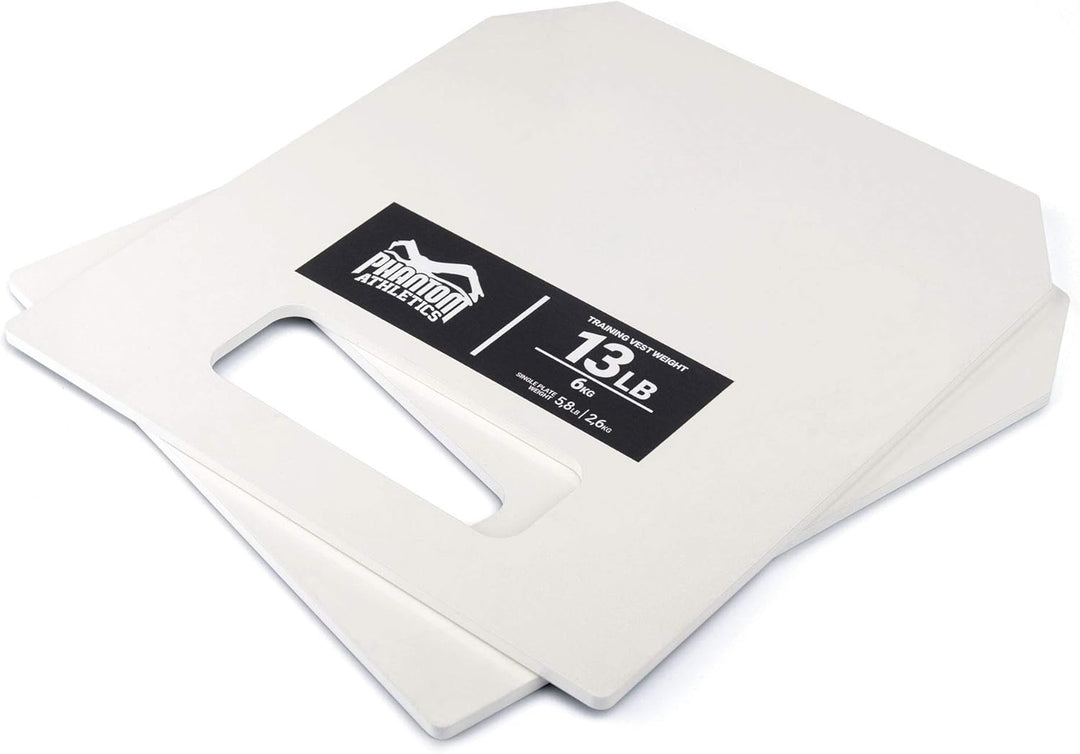 Phantom Athletics Gewichtsweste, Verschiedene Gewichte - Leicht Verstellbar 6kg (13LB) Gewichtsplatt
