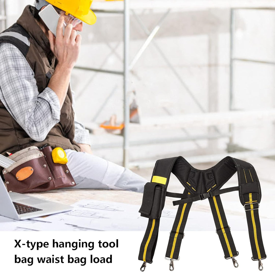 Werkzeuggürtel Hosenträger, Heavy Duty Arbeit Hosenträger Hängende Werkzeugtaschen Hosenträger Tragb
