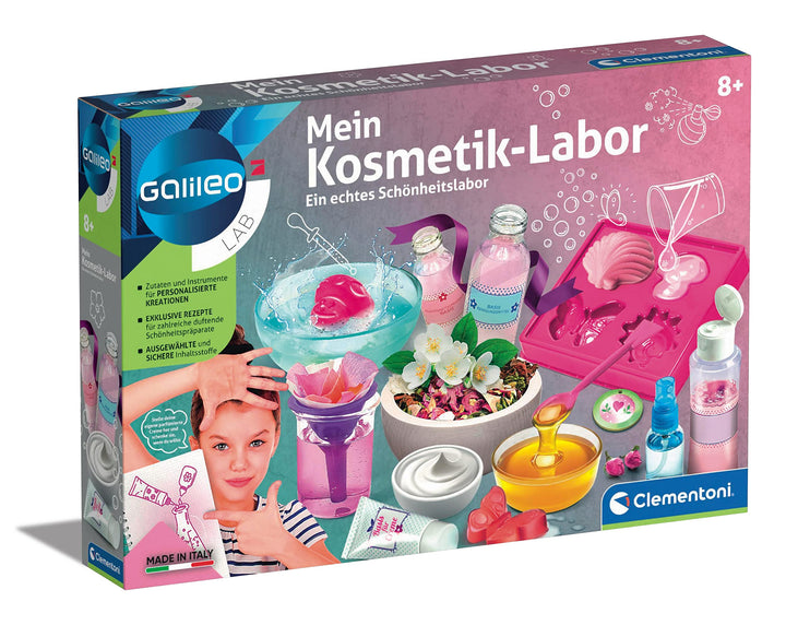 Clementoni Galileo Lab – Mein Kosmetik-Labor, aromatisierte Badesalze, Parfüms, Seifen & Cremes, Spi